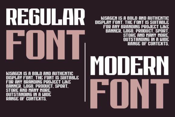 Kisagen Font - Preview 1