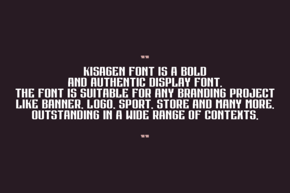 Kisagen Font - Preview 5