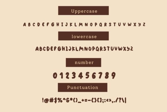 Love Cookie Font PNG with transparent background - Preview 3