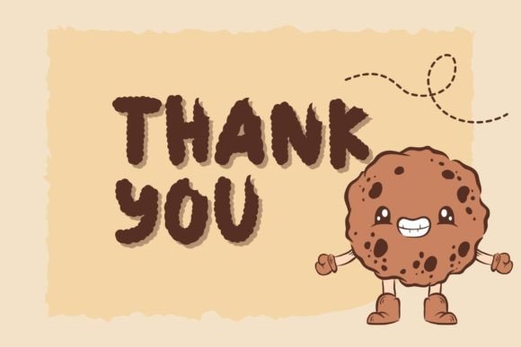 Love Cookie Font PNG with transparent background - Preview 4