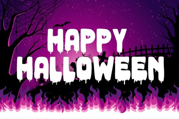 Melted Font PNG with transparent background - Preview 2