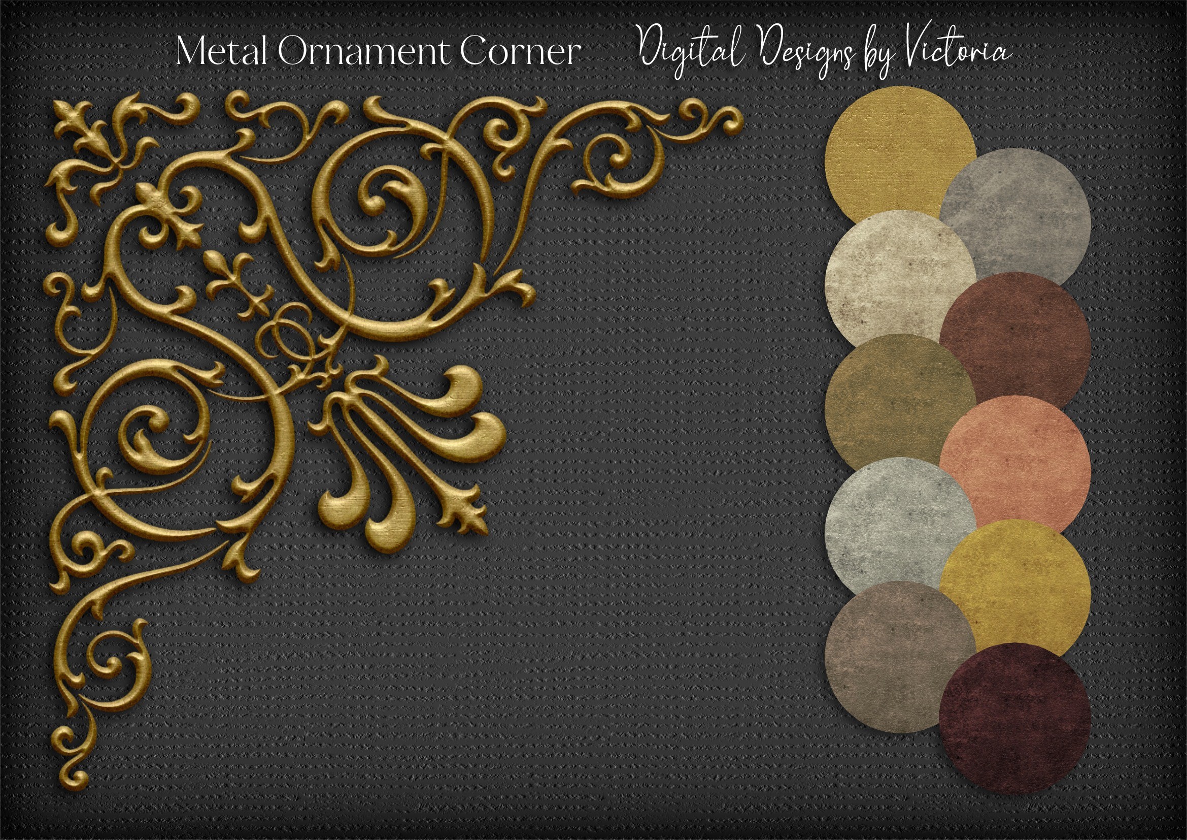Metal Ornament Corner