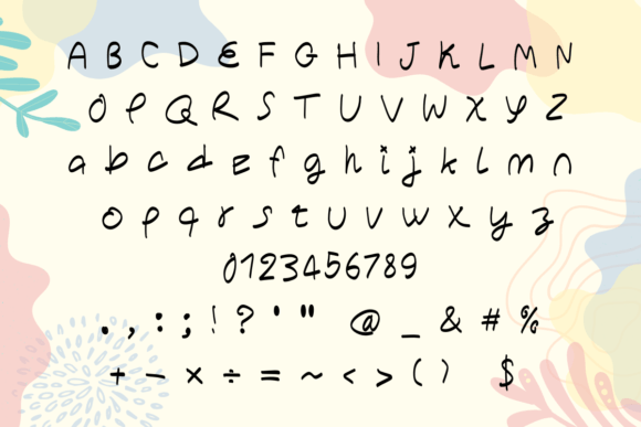 Moussecake Font font preview - 1