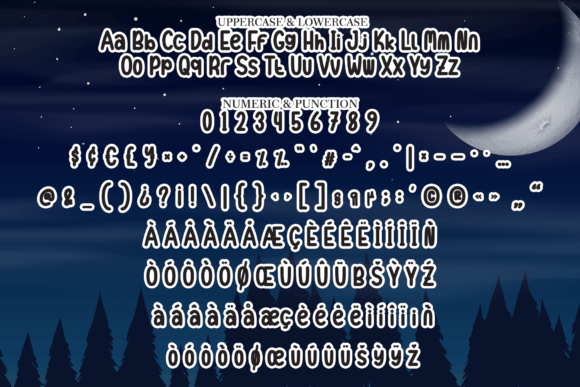 Nightblows Font font preview - 6