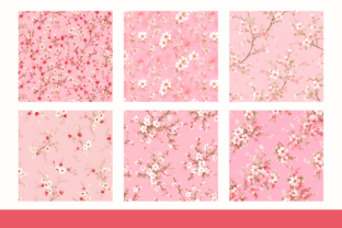 Pink Floral Shabby Chic Digital Paper Graphic by Paper Artsthetics ...