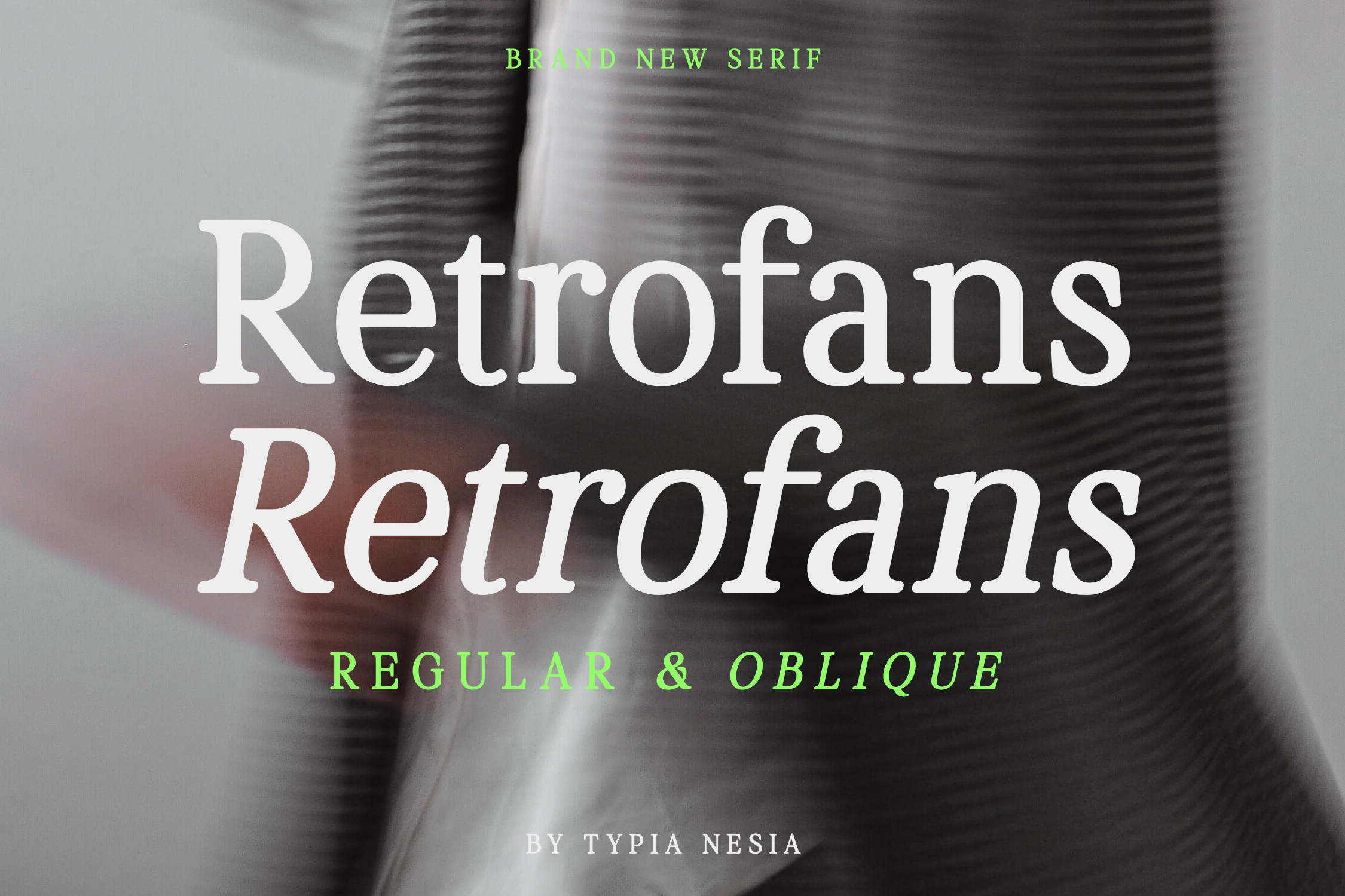 Retrofans preview — retro bold display serif with 70s sports vibe