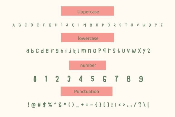 School House Font PNG with transparent background - Preview 3