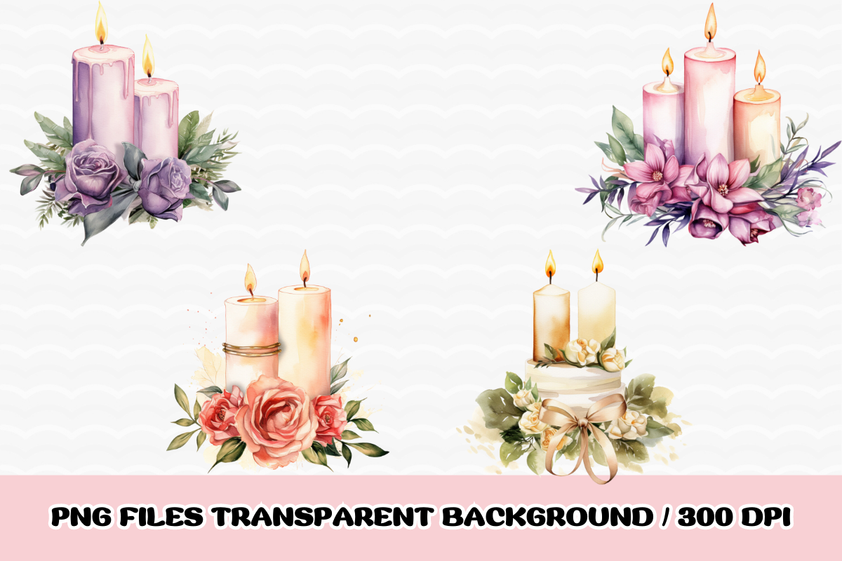 Vintage Wedding Clipart Bundle PNG - photo 3