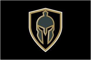 Spartan helmet logo vector