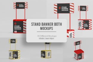 05 PSD Stand Banner Both Mockups Graphic by sujhonsharma · Creative Fabrica