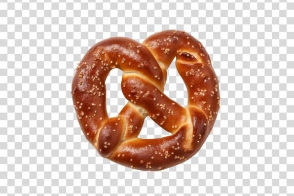 #486 Giant Pretzel Isolated Graphic Crafts By Whimsy Girl