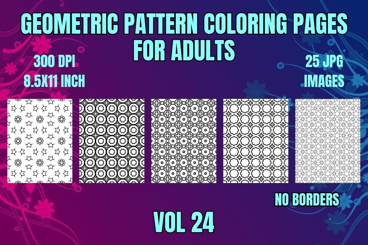 Adult Coloring Pattern Pages Graphic by Whimsy Girl · Creative Fabrica