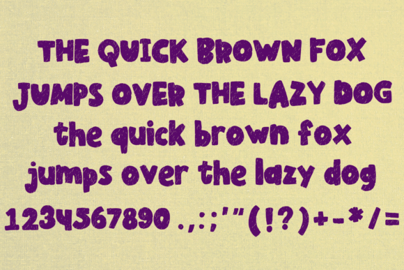 Baby Bouncy Font - Preview 3