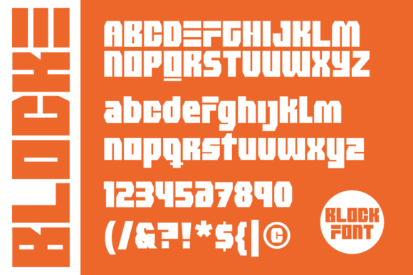 Blocke Font - Preview 1