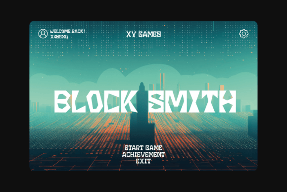 Blocksmith Font - Preview 1
