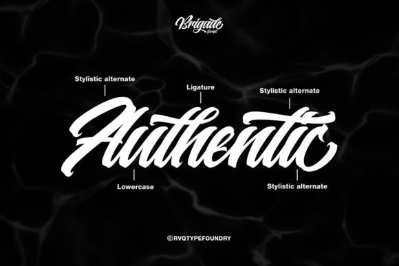 Brigade Script Font - Preview 3