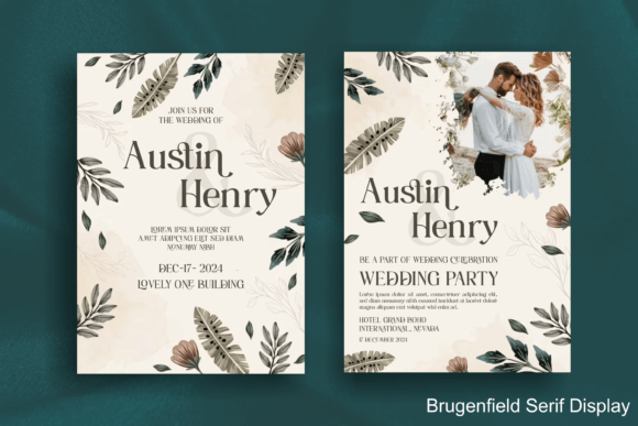 Brugenfield Font - Preview 3