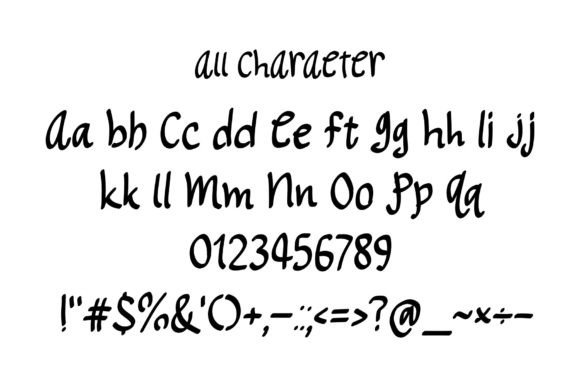 Cute Note Font - Preview 3