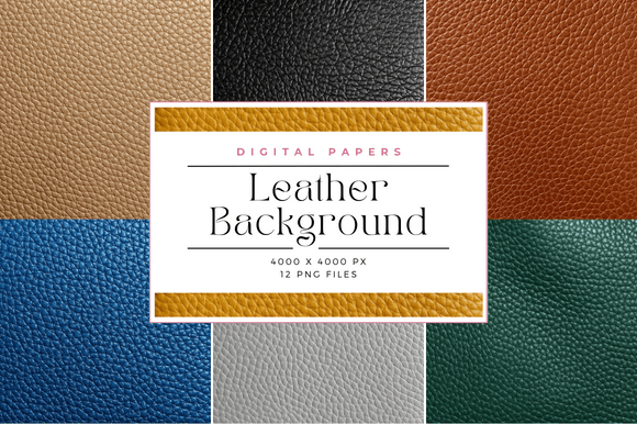Leather Background Digital Paper