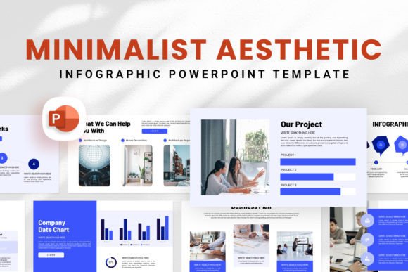 Preview of Minimalist Business PowerPoint Template PowerPoint template