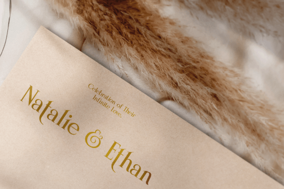 Noble Serenity Font PNG with transparent background - Preview 5