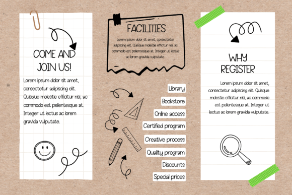 Note Library Font PNG with transparent background - Preview 4