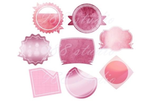 Pink Tags Png Label Banner Sign Stickers