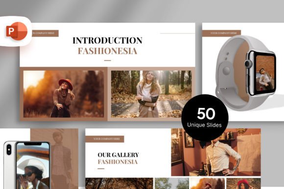 Preview of Aesthetic Fashion - PowerPoint Template fashion presentation template