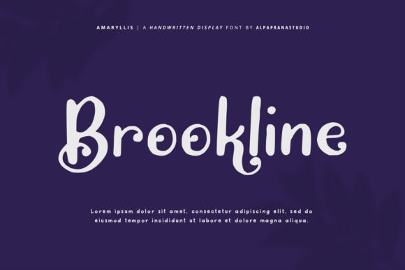 Amaryllis Font - Preview 2