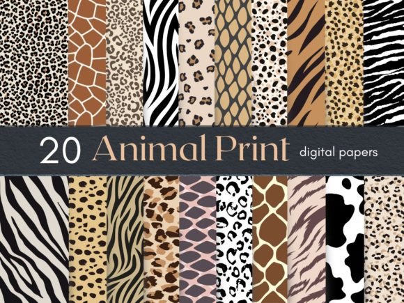 Animal Print Digital Paper