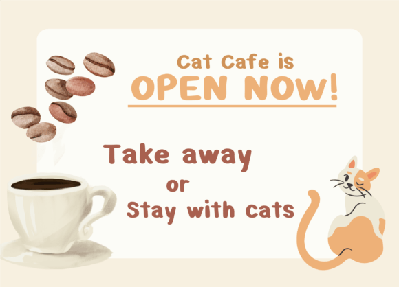 Cat Cafe Font - Preview 1