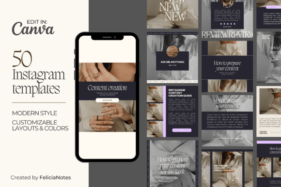 Dark Modern Instagram Post Template - Digital