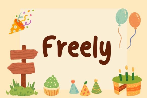 Freely Font - Preview 4