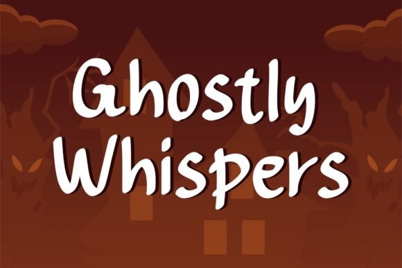 Ghostly Whispers Font - Preview 4