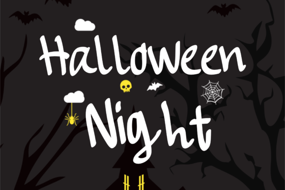 Halloween Night Font - Preview 4