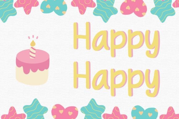 Happy Happy Font - Preview 4