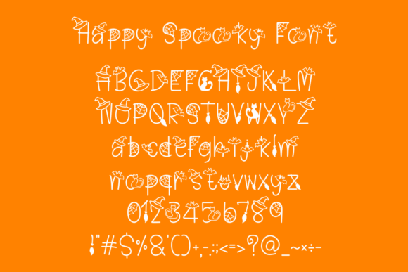 Happy Spooky Font - Preview 1