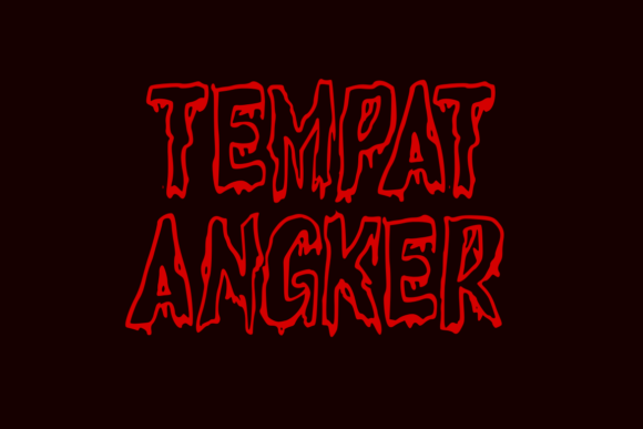 Kesambet Font PNG with transparent background - Preview 1