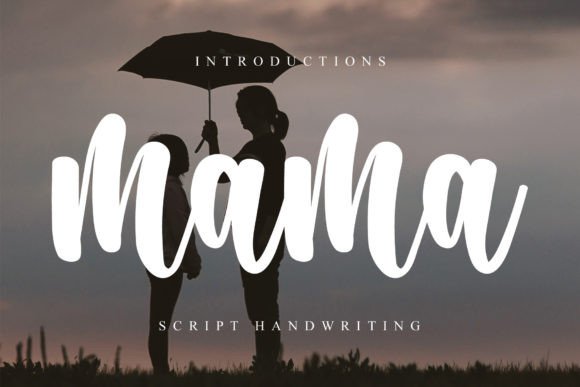 Mama Script & Handwritten Font By YanStudio