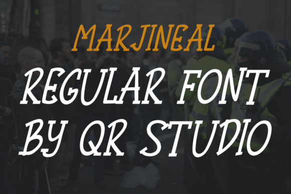 Marjineal Font PNG with transparent background - Preview 1