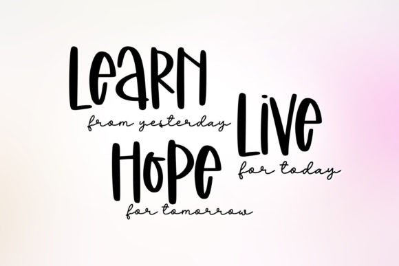 Messy Letter Font PNG with transparent background - Preview 2