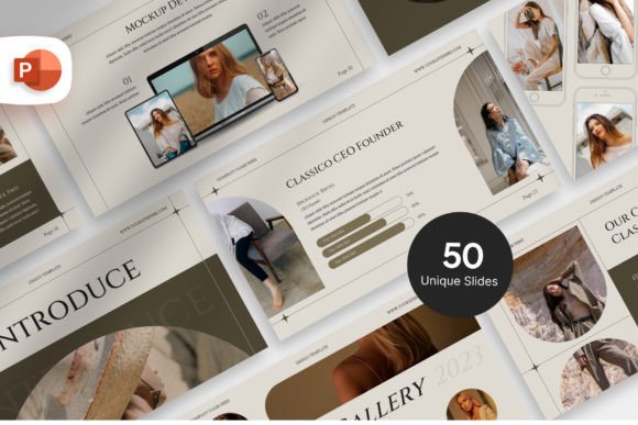 Preview of Minimalist Fashion PowerPoint Template fashion presentation template