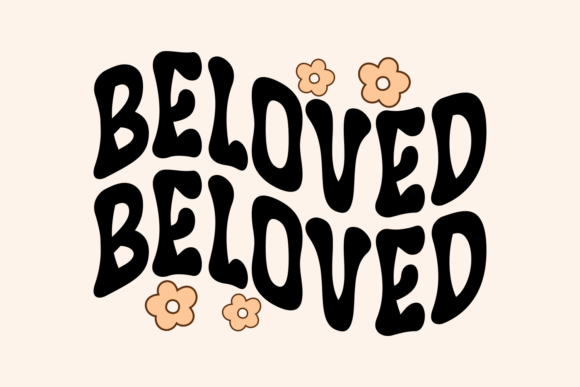 Molly Retro Font PNG with transparent background - Preview 4