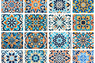 Moroccan Tile Digital Paper Pack Graphic by Paper & Pattern Studio ...
