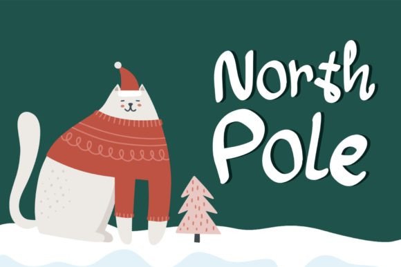 North Pole Font font preview - 4