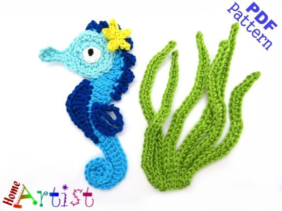 Seahorse + Plants