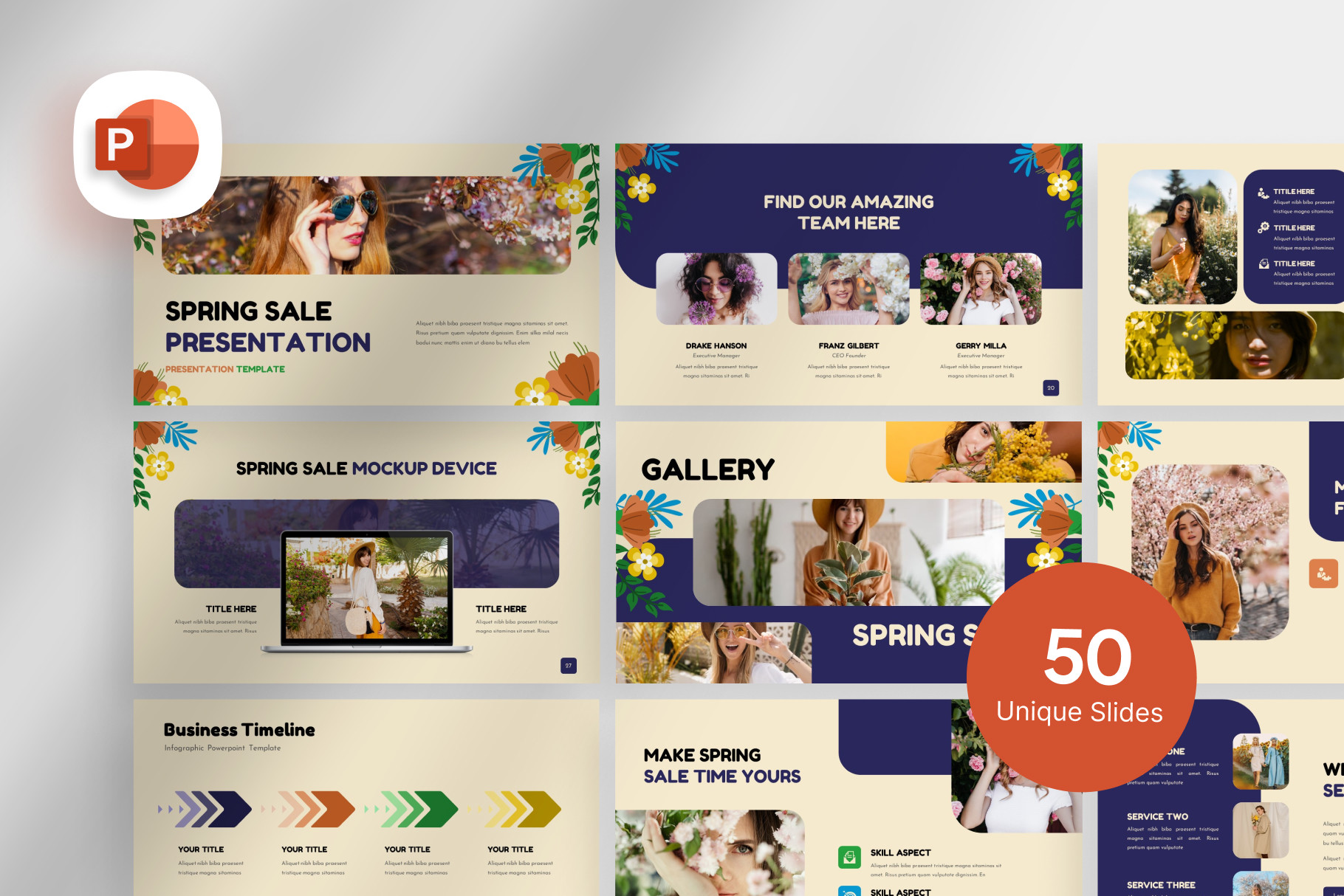 Plantilla de PowerPoint para Oferta de Primavera