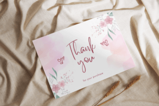 Thank You Card Editable Template Graphic by Azhartpaper · Creative Fabrica