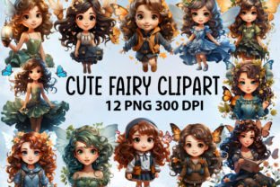 Cute Fairy Sublimation Clipart Bundle Graphic by Maya Design · Creative ...