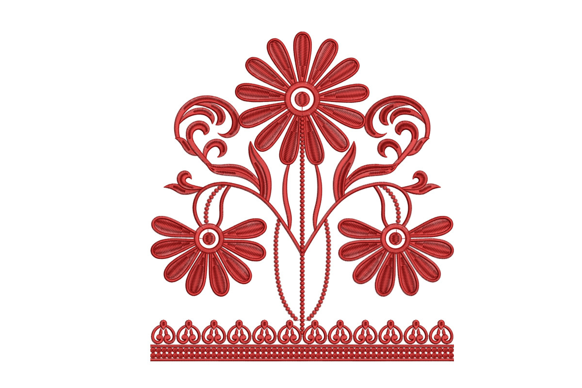 Flower with Border